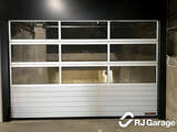 APU 4Ddoors Industrial Sectional Garage Door - With Expanded Mesh Panels